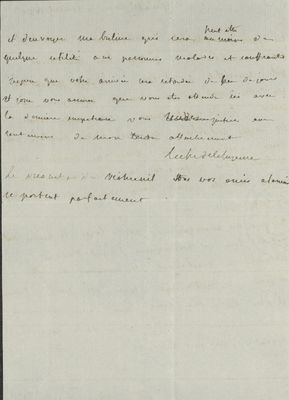 No. 109a: Lettre de La Luzerne à B de V (datée 17 août par erreur) - 1782/09/17