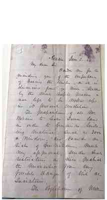 William Mercer Green Papers Box 1 Folder Correspondence 1866-1867 Document 5