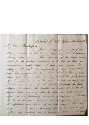 William Mercer Green Papers Box 1 Folder Correspondence 1866-1867 Document 13