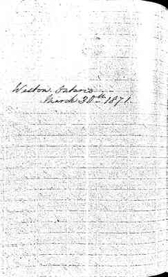 William Mercer Green Papers Box 1 Folder 17 Correspondence 1871 Document 3