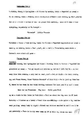 Diary 61-5: February - preliminary transcript