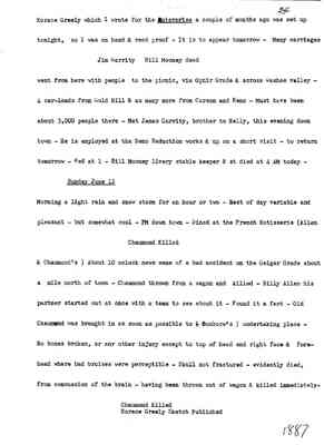 Diary 62-3: June, 1887 - preliminary transcript