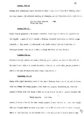 Diary 63-02: February, 1888  - preliminary transcript