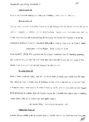 Diary 63-06: June, 1888  - preliminary transcript