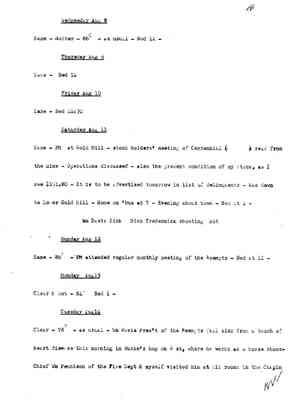 Diary 63-08: August, 1888  - preliminary transcript