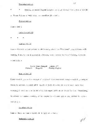 Diary 63-10: October, 1888  - preliminary transcript