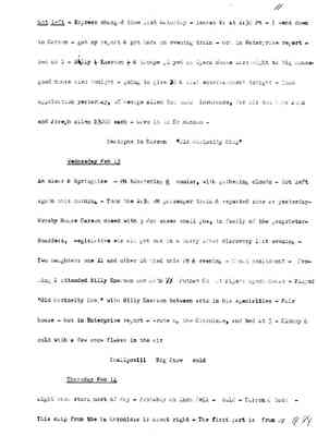 Diary 64-02: February, 1889 - preliminary transcript