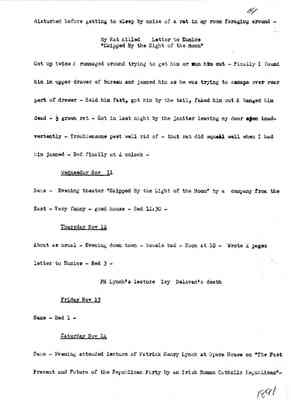 Diary 67-05: November, 1891 - preliminary transcript