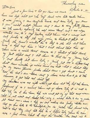 Letter from Aunt Lillie to Eva S. Moorefield, Apr. 5, 1945