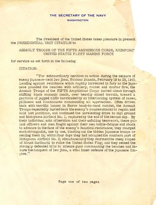 Letter from Col. L. S. Hamel to Eva S. Moorefield, Sept. 16, 1948