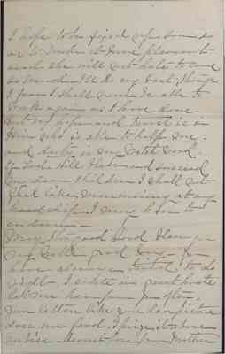 Correspondence, 1885-1886