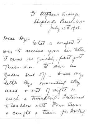 Correspondence, 1928.