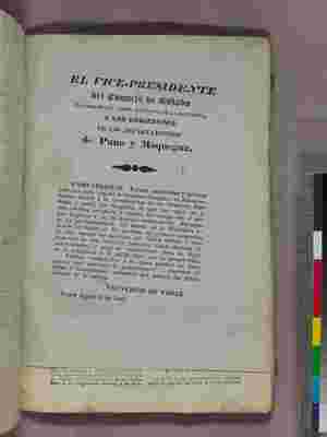 El Vice-Presidente del Consejo del Estado