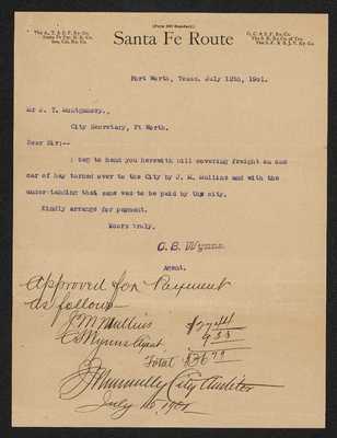 Council Proceedings:  July 5 and July 12, 1901