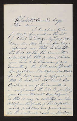 1857-10-14 Trustee Committee on Lots: Superintendent Mann to Curtis, 1831.036.012.003