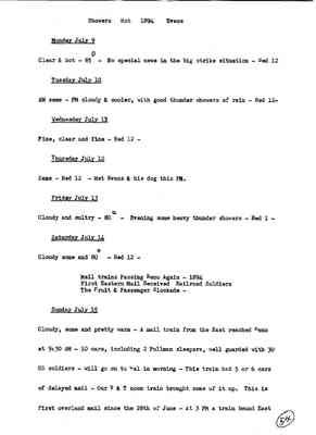 Diary 70-07: July, 1894 - preliminary transcript
