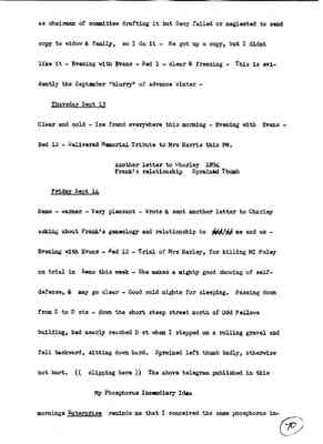 Diary 70-09: September, 1894 - preliminary transcript