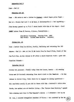 Diary 71-10: October, 1895 - preliminary transcript