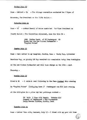 Diary 72-07: July, 1896 - preliminary transcript