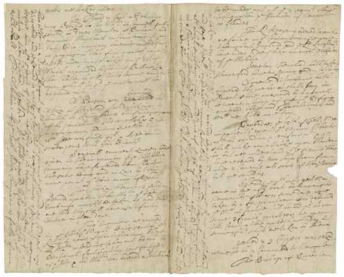 L.c.2165: Newsletter received by Richard Newdigate, Arbury, 1693 April 15