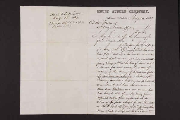 00_1867-08-12 Letter: Superintendent Winsor to Trustees, 1831.016.001.005-001