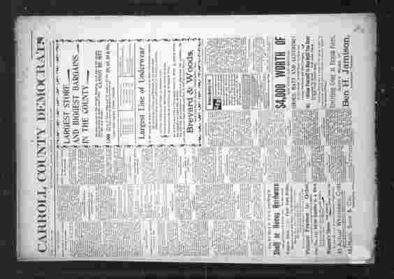Carroll_CarrollCountyDemocrat_1901-11-29_Page001