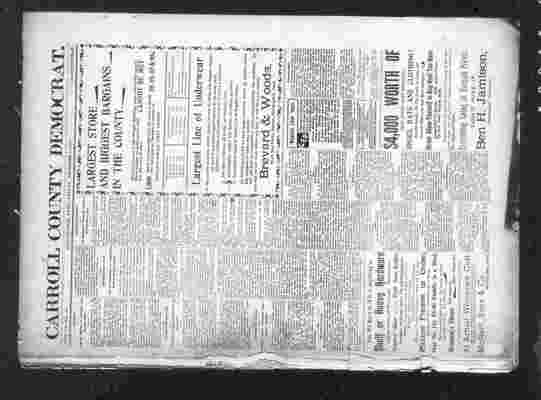 Carroll_CarrollCountyDemocrat_1901-12-06_Page001