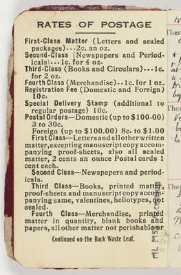 Miles Franklin pocket diary, 1913