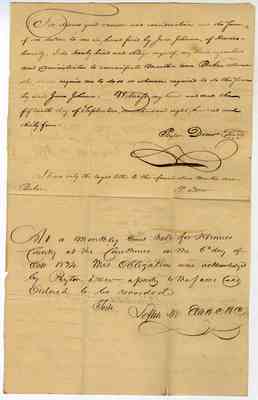 Baker, Martha Ann: Deed of Emancipation, Henrico County