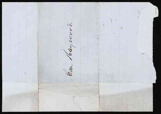 folder 203: Correspondence, August–December 1853