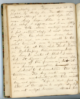 Everett Burnham Journal 1851-1852