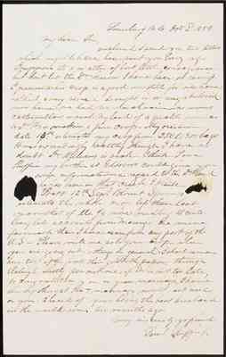 folder 195: Correspondence, August–December 1850