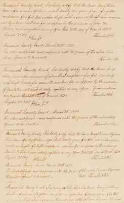 Brunswick Co. "Register of Free Negroes", 1820-1850