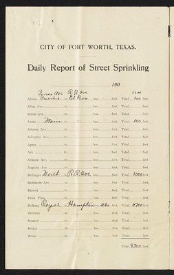 Council Proceedings:  September 1, 1905