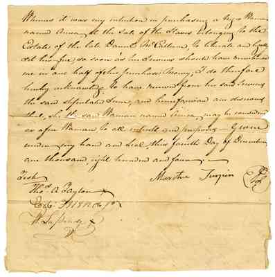 Anica : Deed of Emancipation, Chesterfield County