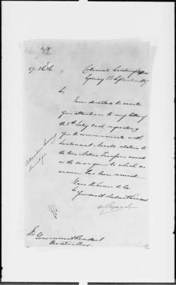 QSA17617 1857 Letter from William Elyard to Government Resident 5 September, Letters addressed to the Government Resident by the Colonial Secretary, Sydney, on the Native Police, DR50997