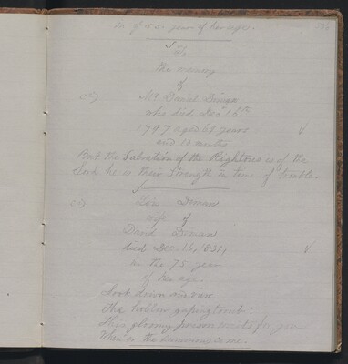Plymouth, MA, Epitaphs 1697-1857 V5