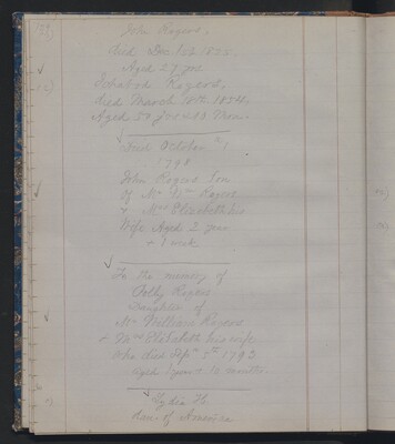 Plymouth, MA, Epitaphs 1697-1857 V7
