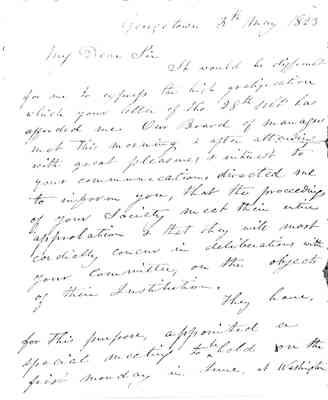Colonization Letters and Misc. 1823-1832