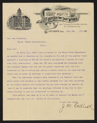 Council Proceedings:  July 1, 1907:  Part 2 of 2