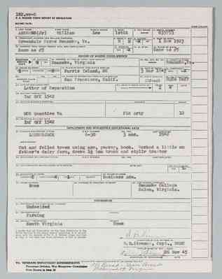 Andrews, William Lee, Jr