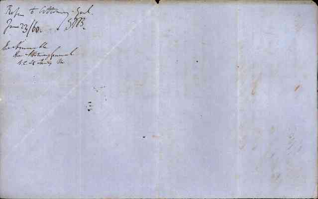 ITM846732 Colonial Secretary's Inwards Correspondence - 1860