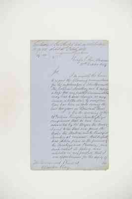 ITM846734 Colonial Secretary's Inwards Correspondence - 1860, No 1002 - 1198