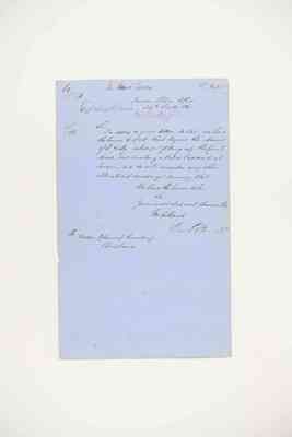 ITM846735 Colonial Secretary's Inwards Correspondence - 1860, No 1201 - 1497