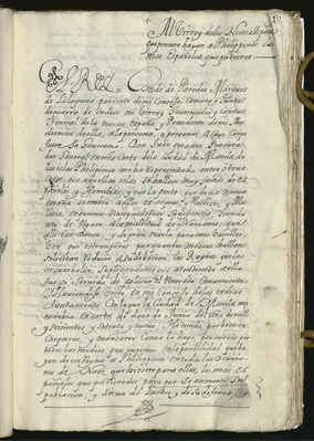Al Virrey de la Nueva España, que procure vayan a Filipinas los más españoles que pudieren. 1682, 1707.