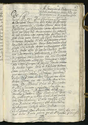 Al gobernador de Filipinas acerca de la navegación de las naos de la contratación de aquellas islas. 1683, 1707