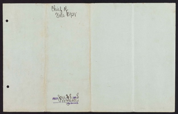 Council Proceedings:  January 1, 1908