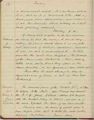 Research notes: Data for naval strategy lectures, circa 1907-1914