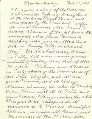 1926.98 February 23 1926