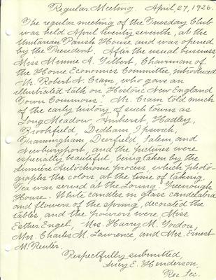1926.105 April 27 1926
